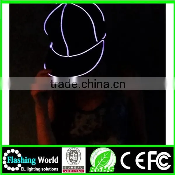 Convenience Goods Elegant Appearance Custom Embroidery Logo Led Flash Hat photo-3