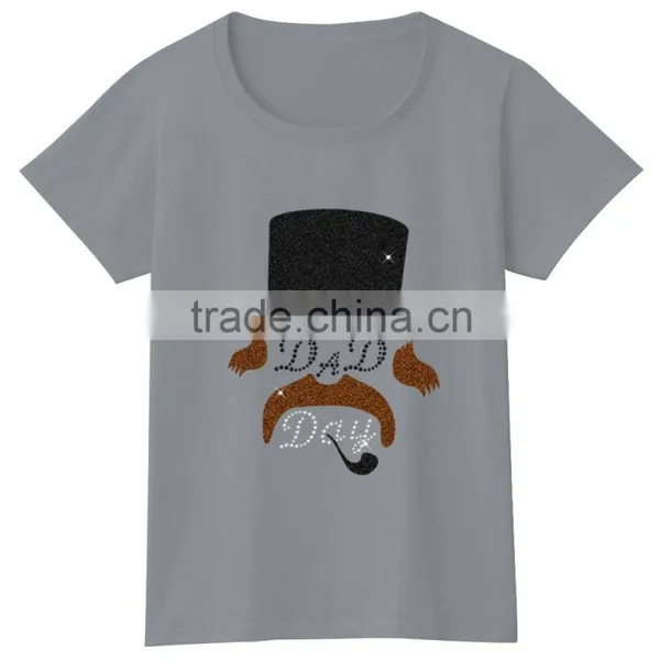 Happy Dad Day Daughter for Father's Day Surprise Cotton Tshirt photo-6