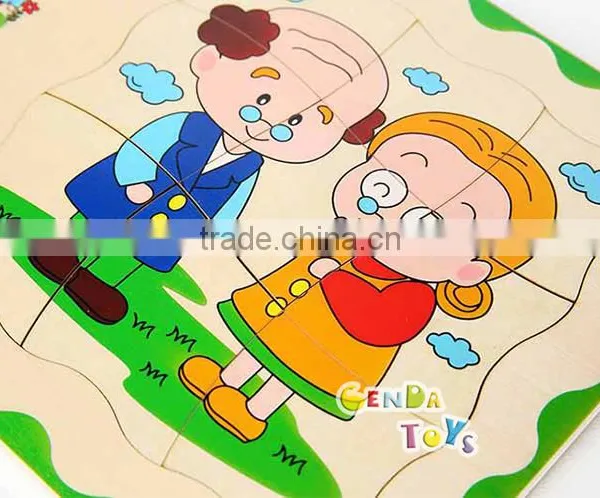 Hot Selling Wooden People's Upgrowth Kids Puzzle Toys photo-3