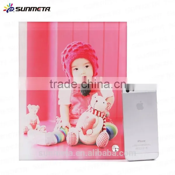 High Quarlity Sublimation Glass Photo Frame for Wedding Gift photo-3