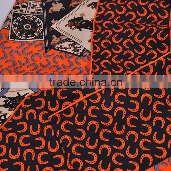 Best-selling Scarf Shawl, Lady's Fashion 140cm Square 100% Silk Scarf Shawl photo-3
