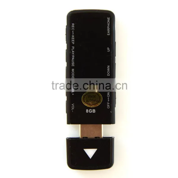 USB Design LED Indicator 8GB Digital Voice Recorder Model Q28 photo-4
