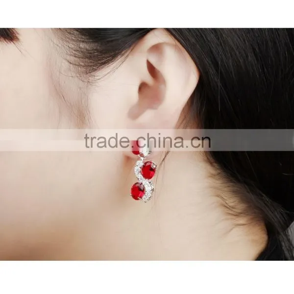China Wholesalers Jewelry Ladies Diamond Jewelry Fashion Earrings for Earrings Designs Pictures photo-5