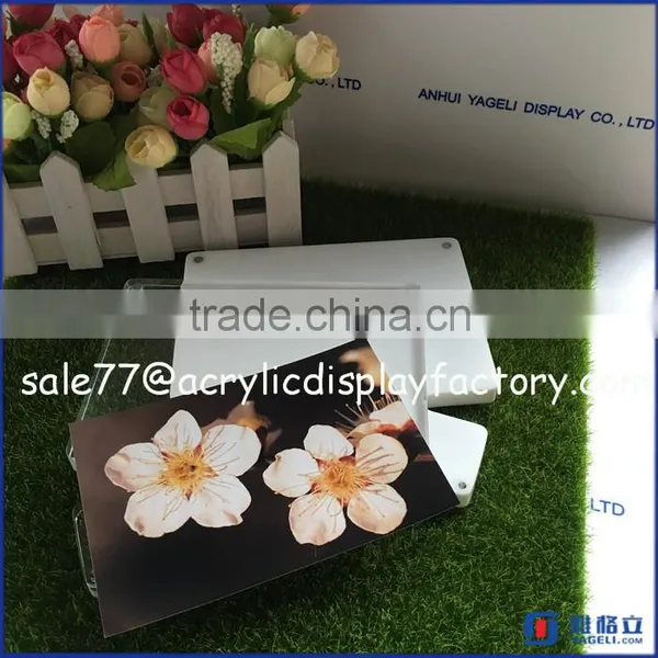 Elegant Shape Custom Popular Clear Acrylic Block Photo Frame photo-4