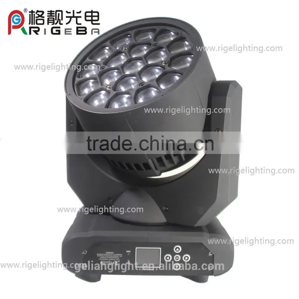 2016 Newest Hot Selling 19x 12W Hawkeye 18CH RGBW 4in1 High Power Led Stage Light Sharpy Beam LED Moving Head Light photo-3