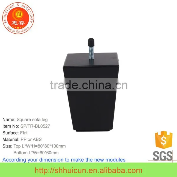 Morden Design Square Type Plastic Furniture Feet