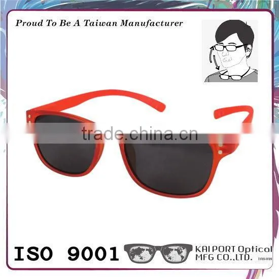 High Quality Long Temple Neon Color Design Polarized Lens Sunglasses photo-5
