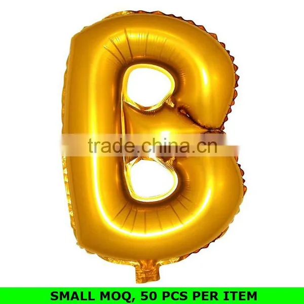 Wholesale 18 Inch and 32 Inch Gold Alphabet Letter Foil Balloons photo-3