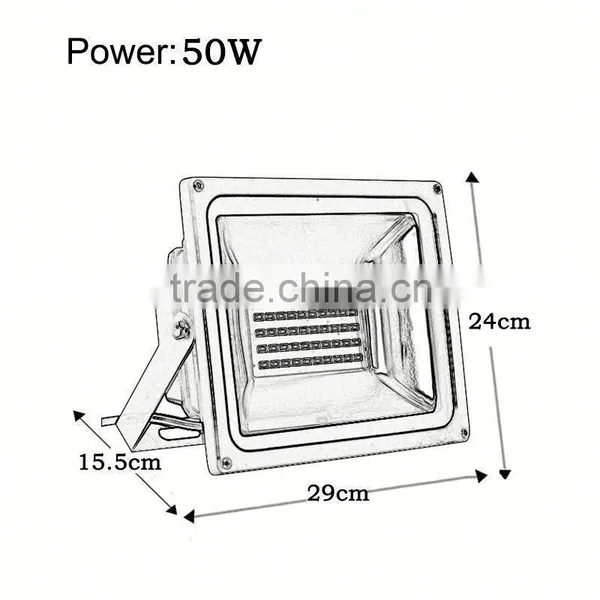 Factory Producing 50w Led Floodlight CE and RoHs 3 Years Warrant photo-2