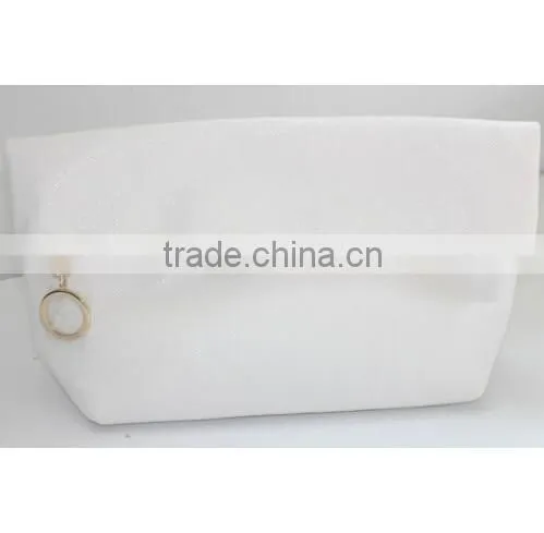 Large Make Up Cosmetics Bag White photo-2