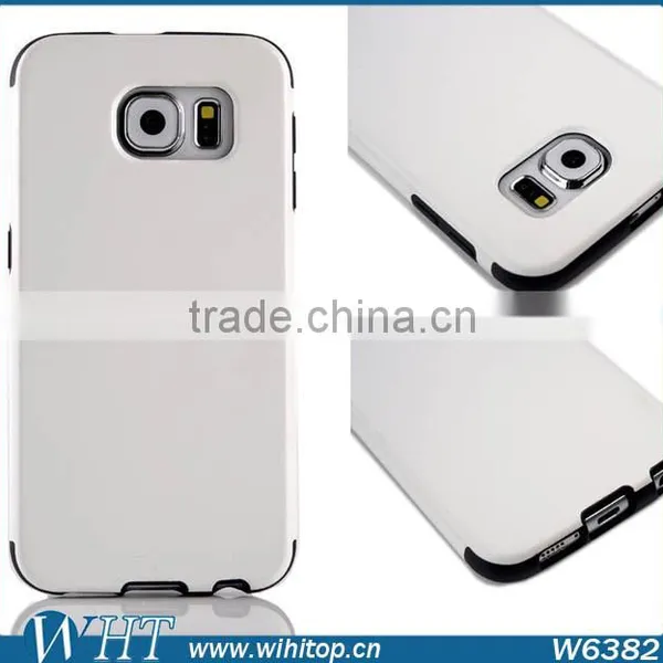 Mobile Accessory Ultra Thin Letaher Coated Soft TPU Case for Galaxy S6 photo-5