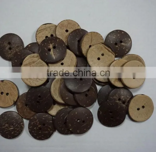 Fashionable Coconut Shell Button Size 44L photo-2