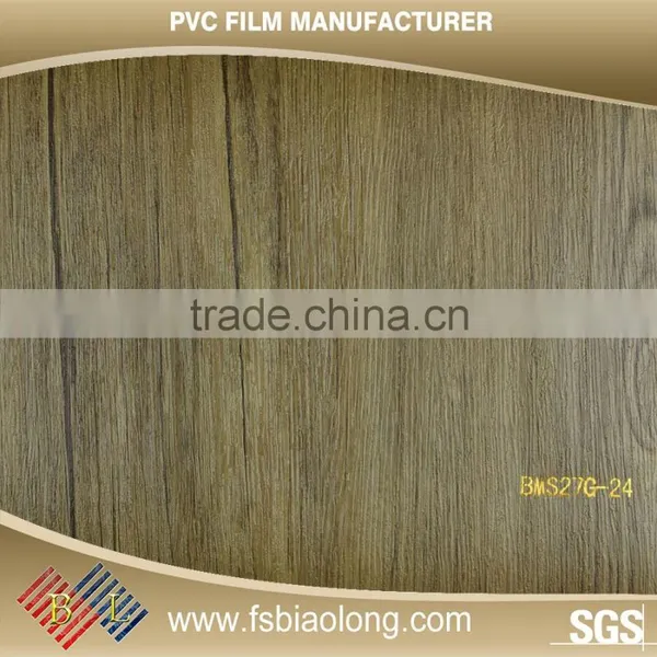 Manufactory Customized Vinyl Pvc Wood Grain Film