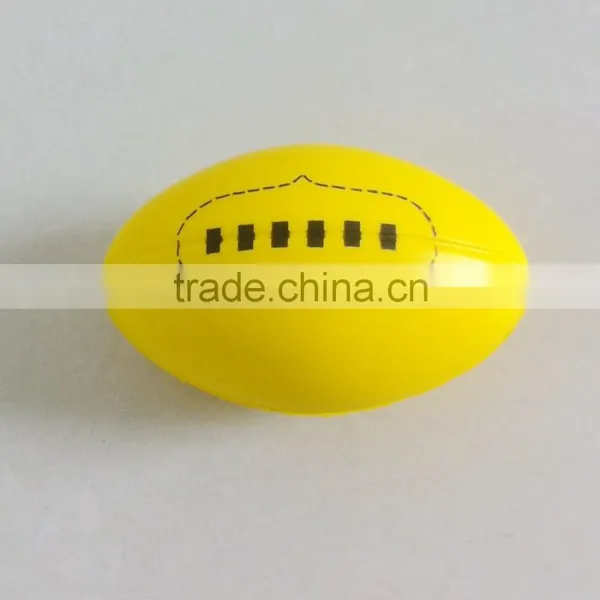 Yellow Rugby Foam Ball photo-2