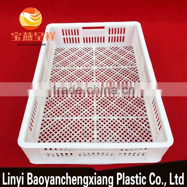 605x420x130mm Plastic Moving Crate Sale for Turnover Chick Duckling Transportation photo-3