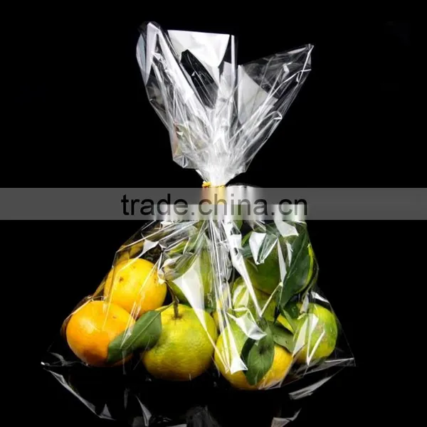 Transparent Opp Cpp Fresh Fruits/vegetable Packaging Wicket Plain Bag