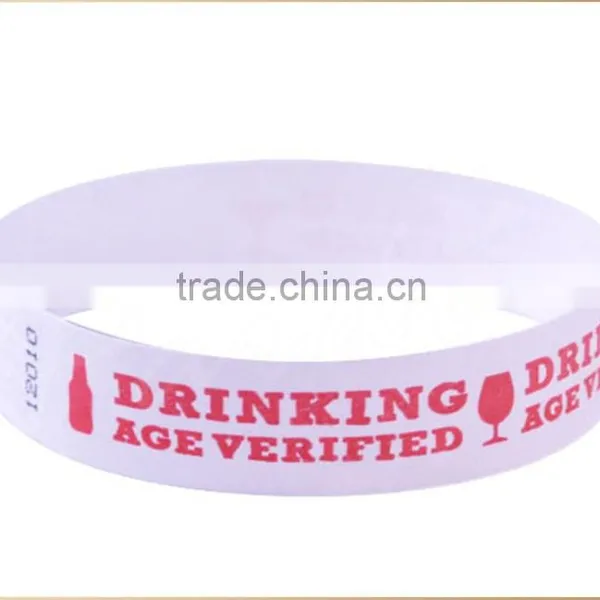 3/4" * 10 Inch Custom Waterproof Cheap Tyvek Paper Wristbands Quality Choice photo-3