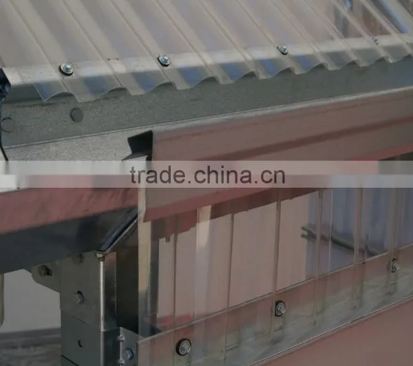 Professional Hydroponics / NFT / Trough Growing Gutter for Polycarbonate / Poly Film Multi Span Greenhouse photo-3