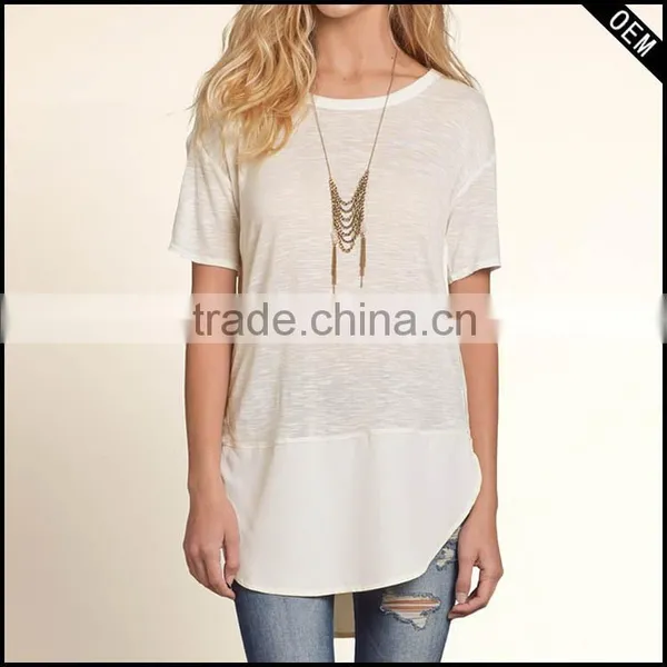 Top Quality Blank Fat T-shirt for Women Hot Sale in Wholsale Factory