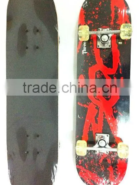 Chinese 9ply Maple Skateboard With CE / China Wood Skateboard