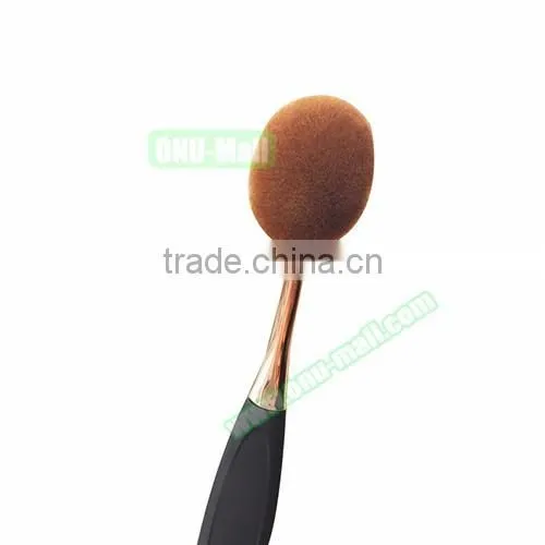 No.1 Sales Rose Gold Oval Makeup Brush Set,Toothbrush Makeup Brush Quality Choice photo-4