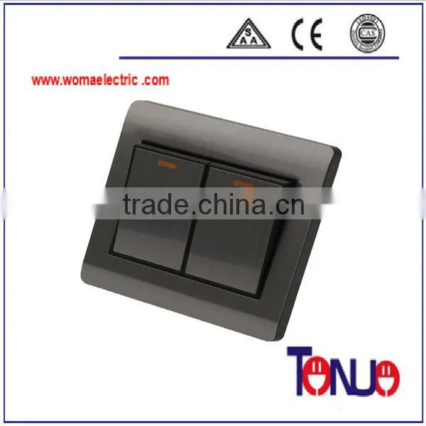 Middle East Style Metal Panel Wall Switch