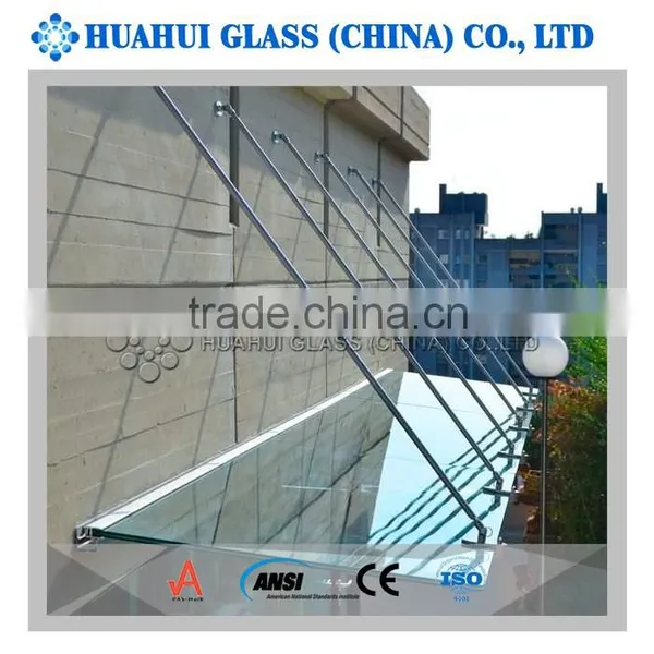 Curved Safe Laminated Glass Canopy for Building With CE, ISO9001, ANSI Certificated photo-2