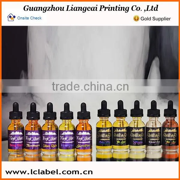 Custom E-liquid Bottle Labels E-liquid Label Stickers photo-5
