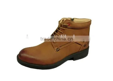 Men's Boots Brown Leather Ankle Boots Mens Fashion