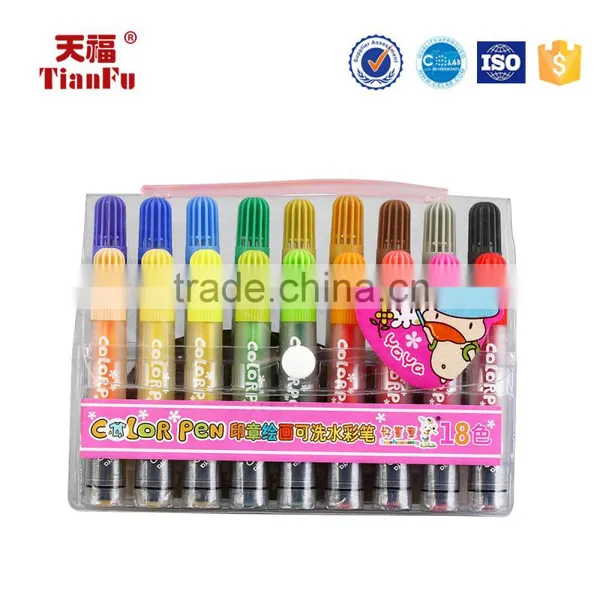 Factory Price Colourful Water Resist Non-toxic Water Color Pen photo-2