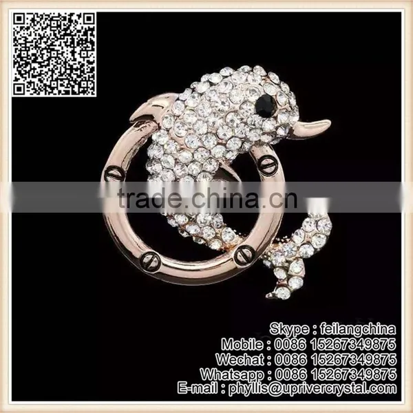 Lovely Royal Blue Crystal Diamond Rhinestone Run Dog Animal Brooch Pin photo-4