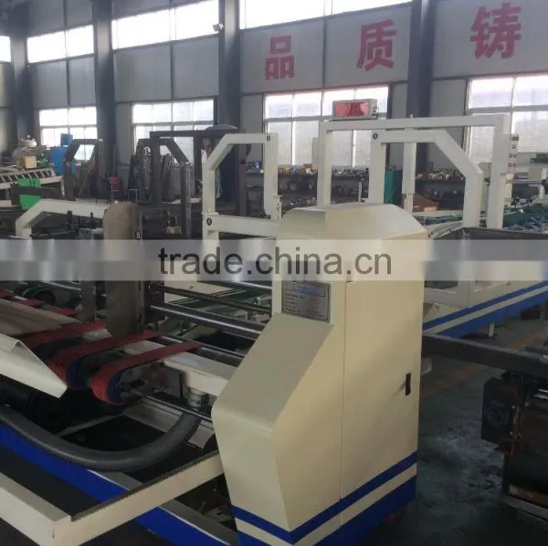 ZH-500 Mini Automatic Folder Gluer Carton Box Making Machine photo-4