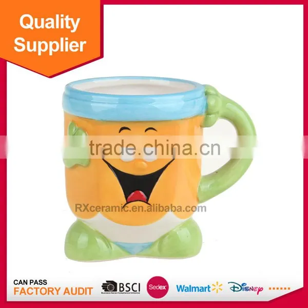 New Desigh Cheap Pencil Shape Cartoon Ceramic Bathroom Set photo-2