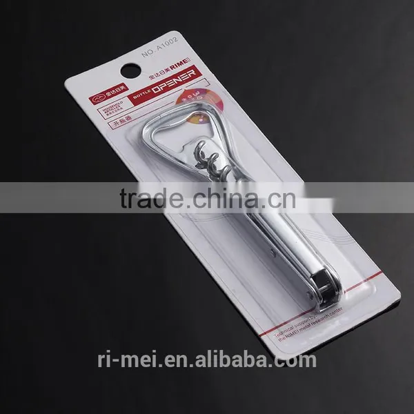 Waiters Friend Stainless Steel Opener for Beer and Wine Bottle photo-2