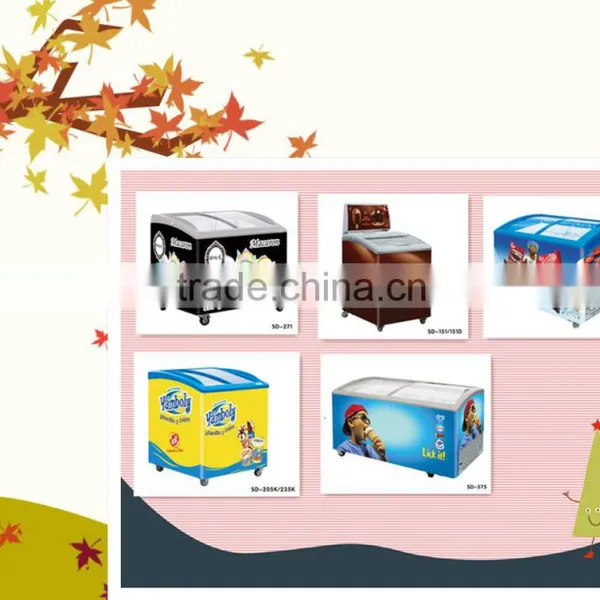 Display Sliding Glass Door Freezer for Supermarket photo-3