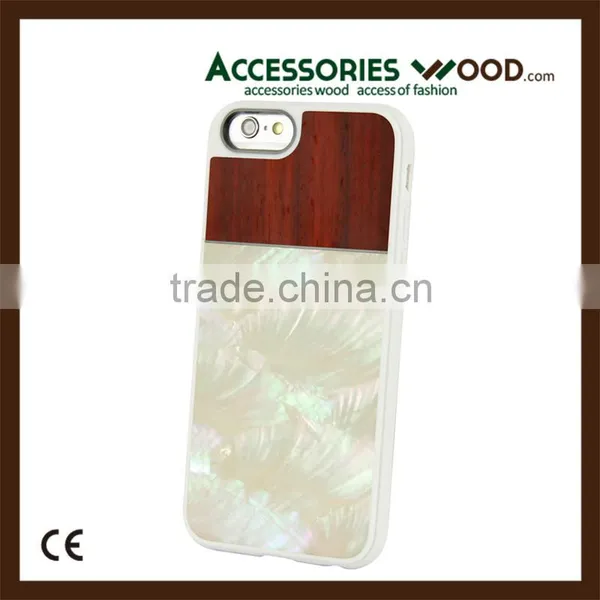 Natural Shell Wooden Mobile Phone Cover for Iphone photo-3