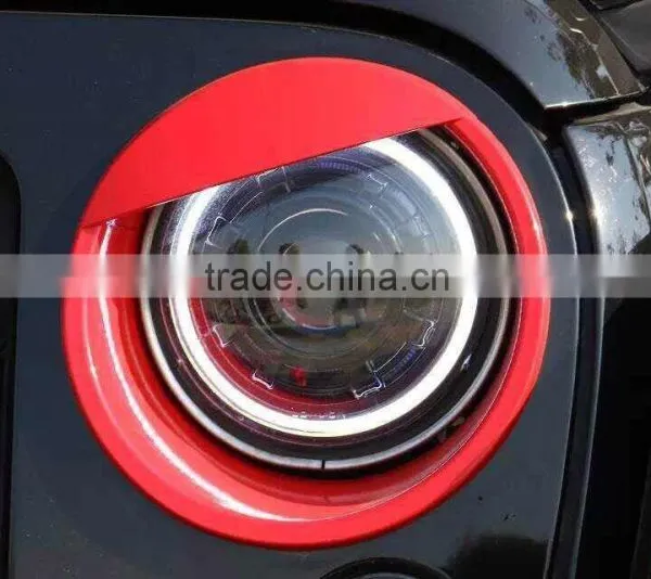 HEAD LIGHTS COVER FOR JEEP CHEROKEE, FASHION DESIGN FRONT LAMP COVER FOR JEE CHEROKEE photo-2