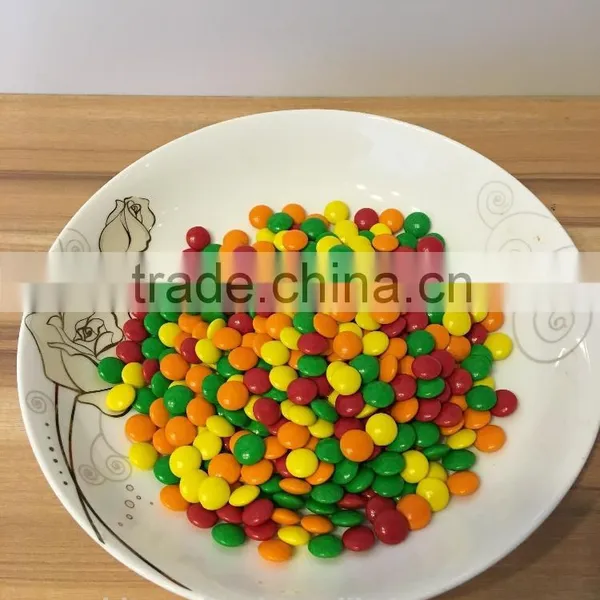 0.43g Hitwon High Quality Colorful Chocolate Beans Glossy Chocolate Button photo-2