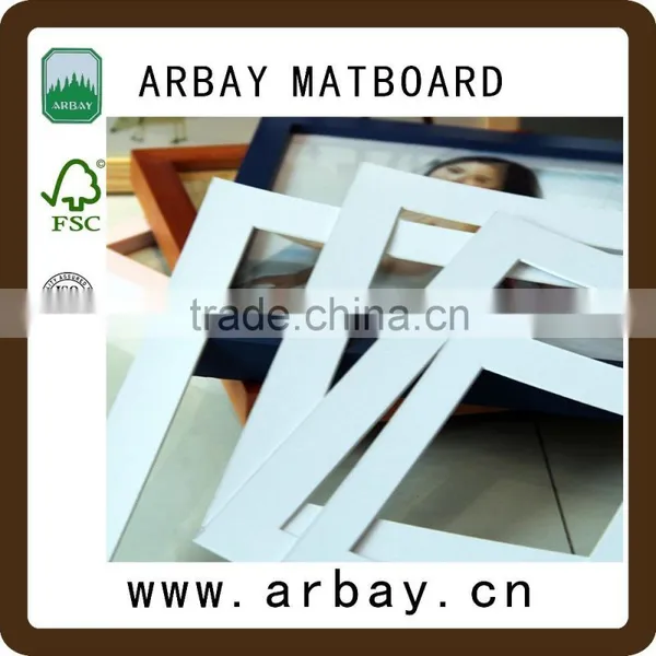 Wholesale Single Mat for Photo Frames Hot Sale Acid Free Mount Board Pre Cunt Paper Frame photo-6