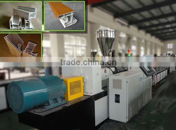 High Output! Wpc PVC Plastic Window Profile Machine / Plastic Profile Extrusion Machine photo-6