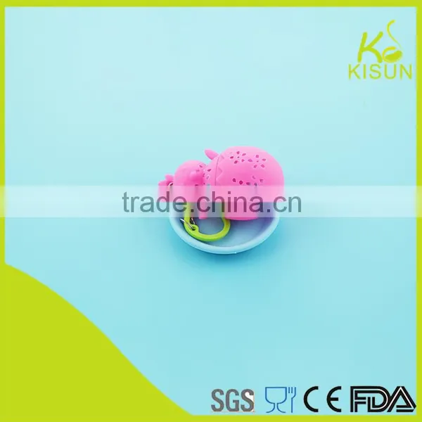 Mini Shape Tea Infuser Food Grade Silicone With Egg Shape/rabbit Shape/sheep Hape photo-2