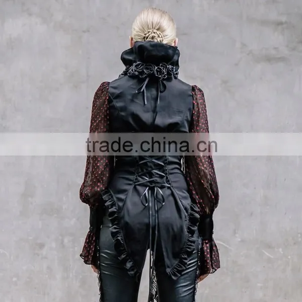 Devil Fashion 2015 Latest Ladies Gothic Shirt SHT00203 photo-3