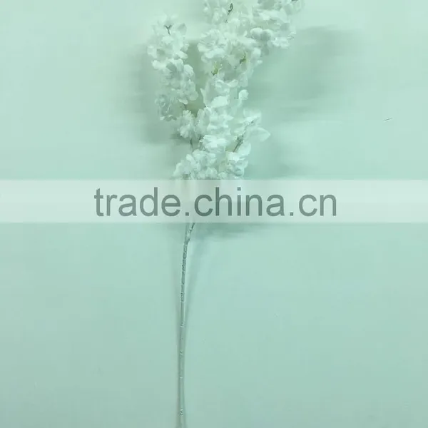 Wholesale White Artificial Cherry Blossom Branch for Christmas Decor photo-2