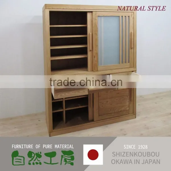 Reliable and Durable Japanese Wood Kitchen Cabinet With Various Kind of Wood photo-2
