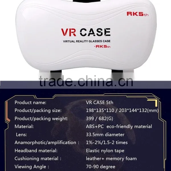 2016 New Arrival VR Box For Android and Ios Smart Phones 3D Glasses Cardboard VR photo-6