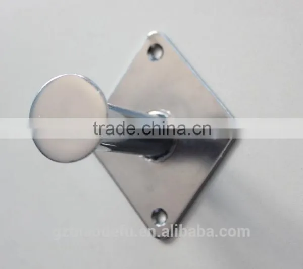Chrome Wall-mounted Metal Wall Hook photo-3