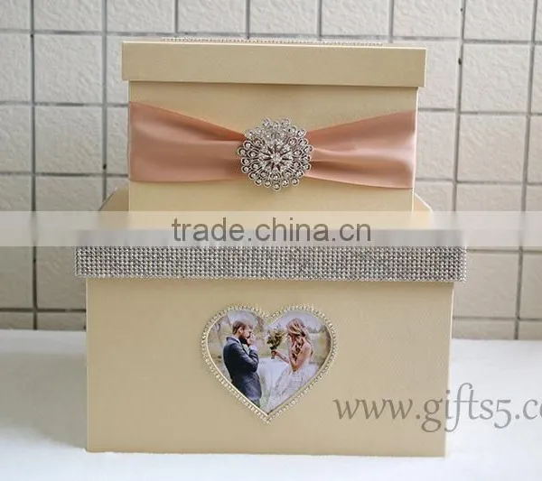 Elegant Handmade Wedding Fund Money Box photo-2