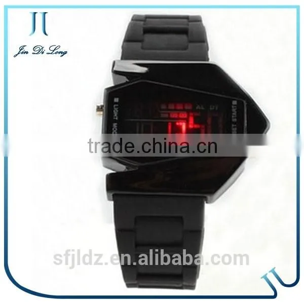 New Fashion Colorful Aircraft Shape Sports Led Digital Display Watch Waterproof Smart Watch photo-4