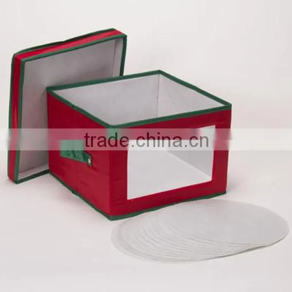 Fabric Thicken Protective Holiday Waterproof Cooking Salad Plate Storage Box photo-3
