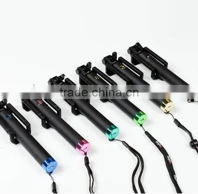 2015 Hottest Foldable Extendable Selfie Stick Wired,monopod Selfie-stick